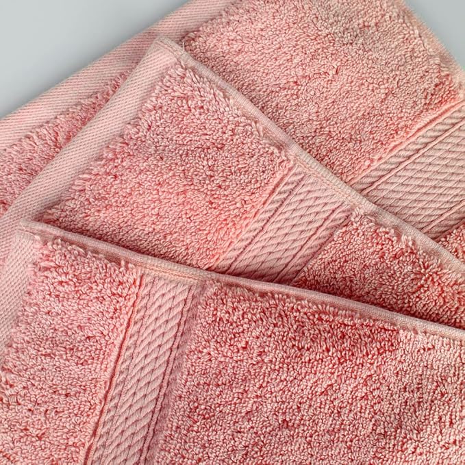 SUPERIOR Egyptian Cotton Pile 3 Piece Towel Set, Includes 1 Bath, 1 Hand