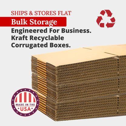 PARTNERS BRAND 13 x 11 x 9 Corrugated Cardboard Boxes, Medium 13"L x 11"W x 9"H, Pack of 25 | Shipping, Packaging, Moving, Storage Box for Home or Business, Strong Wholesale Bulk Boxes