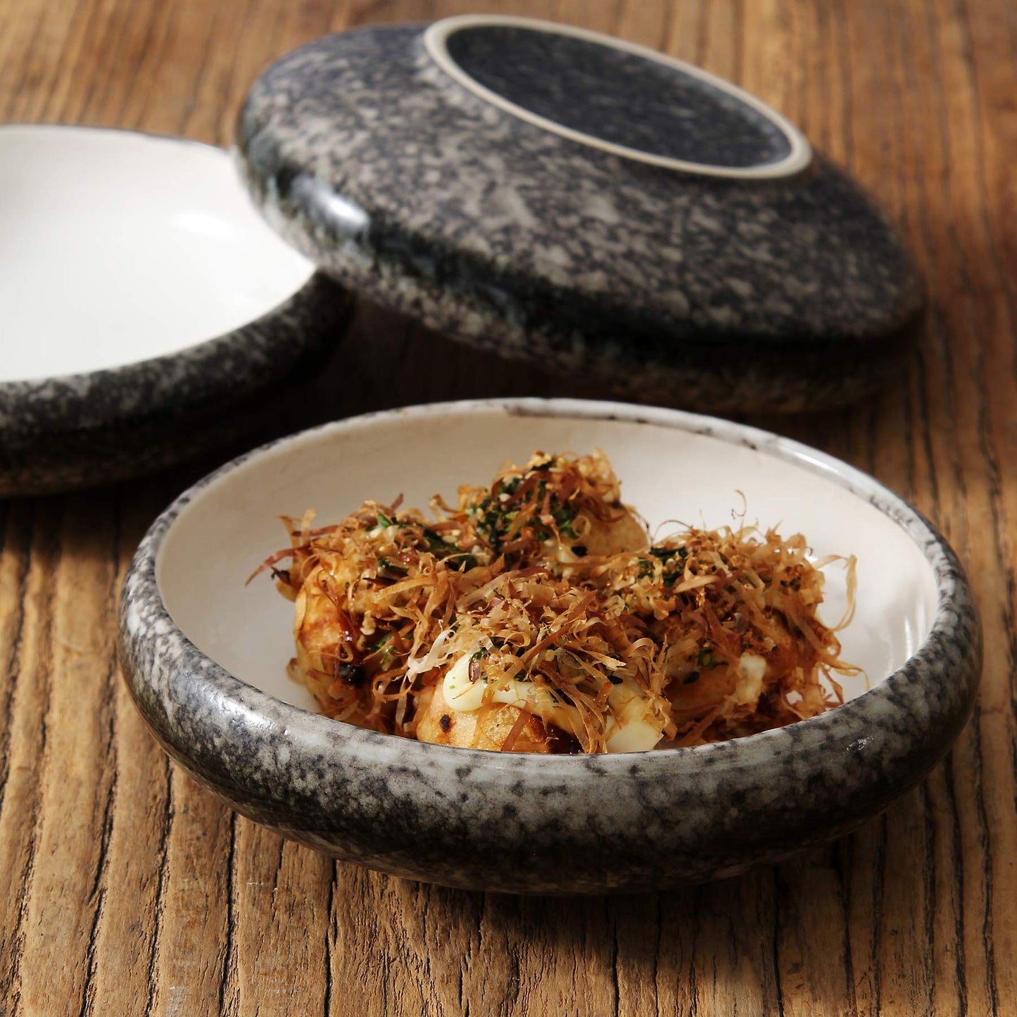 Uaral Serving Dishes,Salad Plate,Japanese Stoneware Appetizer Plate,Set Of 4,5.5 Inch,14 oz(White)
