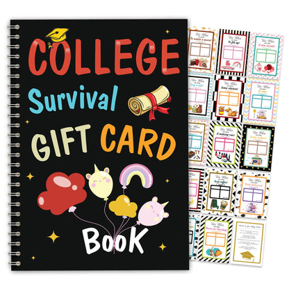 College survival gift card book - College Gift Card Book 2026 open when envelopes for college student– Graduation Gifts for High School College Survival Gift Card Booklet Holder Book