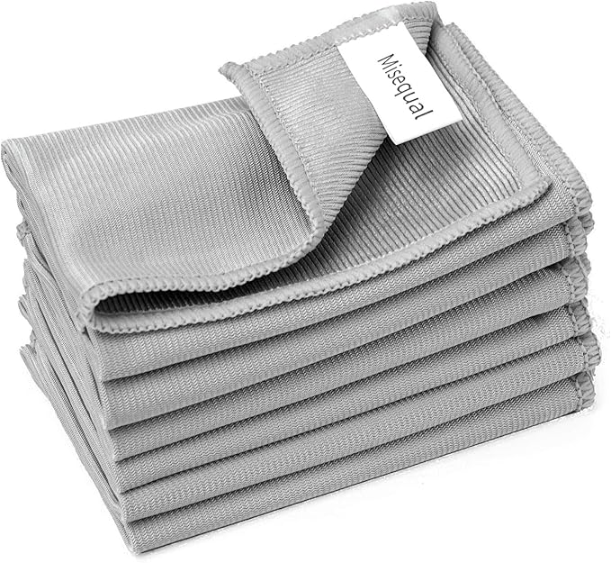 6 Pack Glass Cleaning Cloth Microfiber Cleaning Cloth