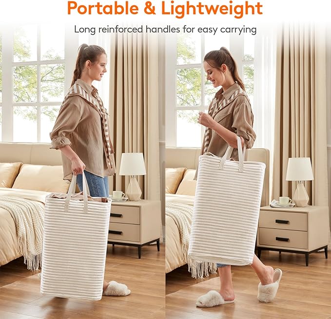 Lifewit 1 Pack Laundry Hamper Large Collapsible Laundry Baskets, Freestanding