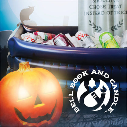 40" Inch Summerween Inflatable Outdoor Graveyard Halloween Candy Holder Bowl - Up to 120 Drink Beverage Cooler and Ice Chest Halloween Party - Inflables De Halloween Enfriador Candy Caldron