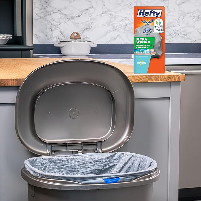 Hefty Ultra Strong Trash Bags | Kitchen | 13 Gallon | 80 Bags