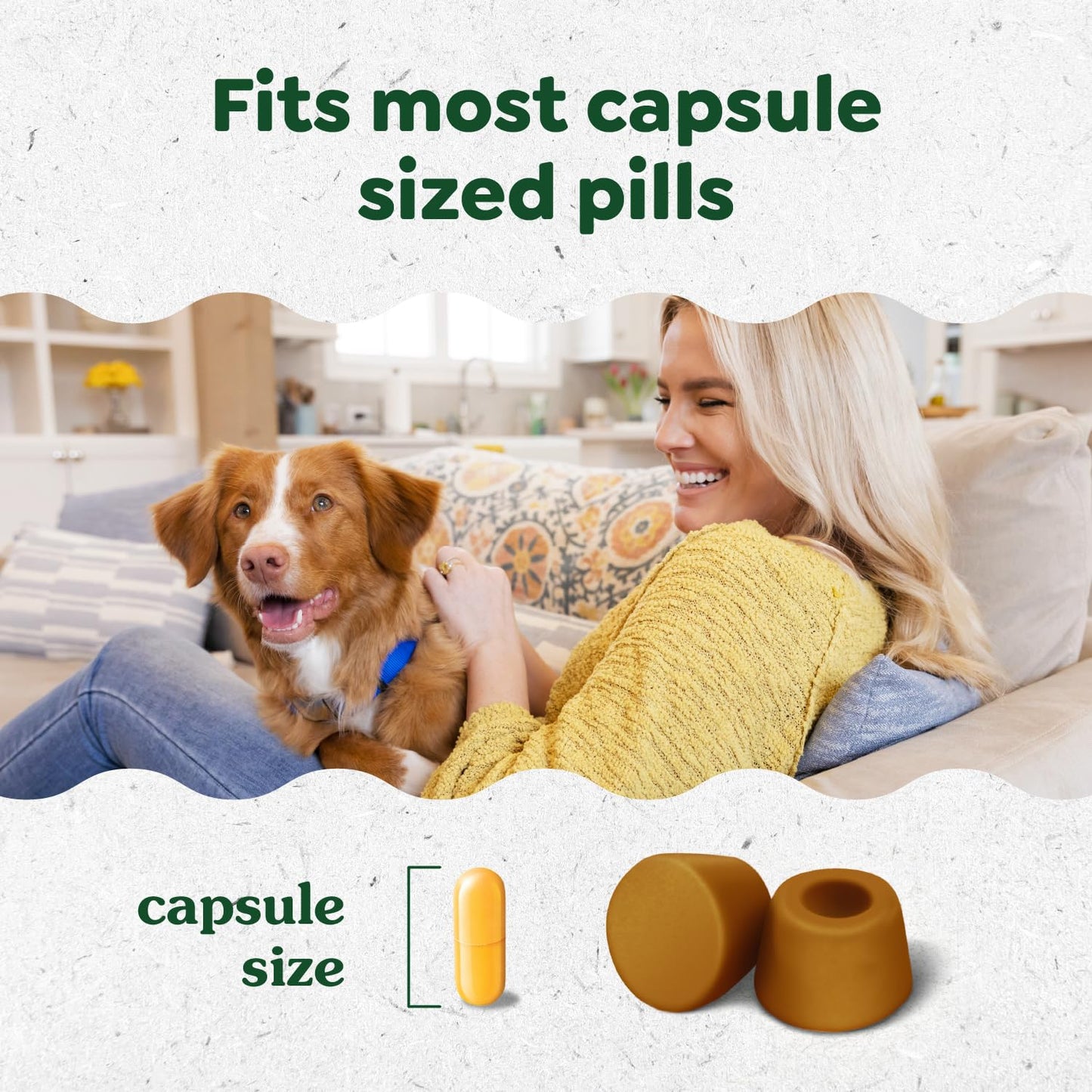 Greenies Pill Pockets for Dogs Large Size, Soft Dog Treats, with Real Peanut Butter, 15.8 oz. Pouch (60 Treats)
