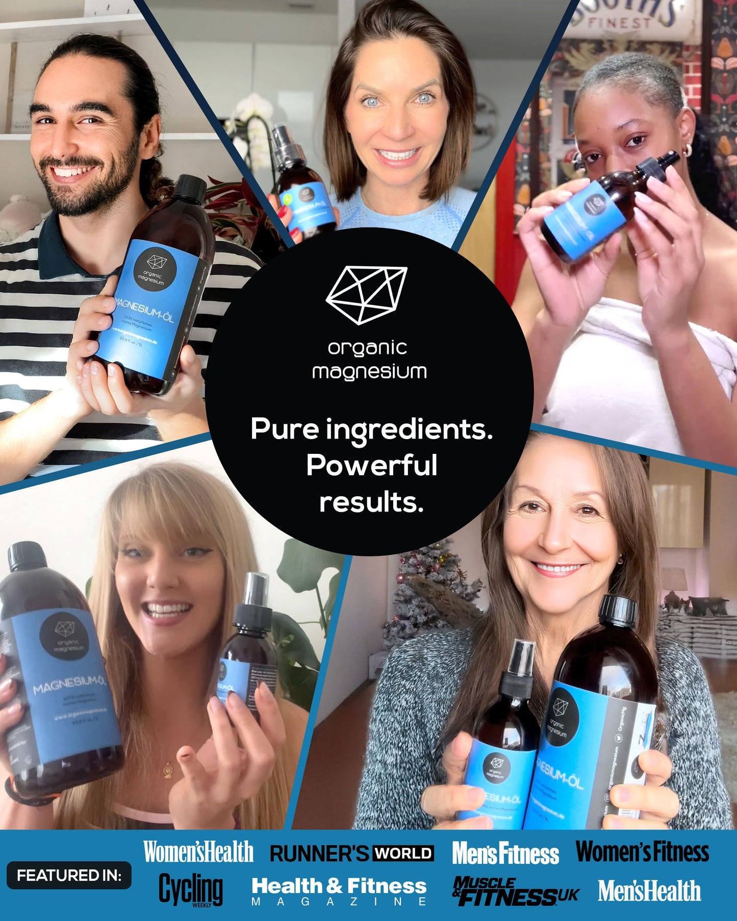 Magnesium Spray for Restless Legs, Muscle Cramps, Joints & Sleep – Topical Magnesium Oil for Feet & Body – Zechstein Source – 100% Natural & Ultra Pure – 200ml Glass Bottle