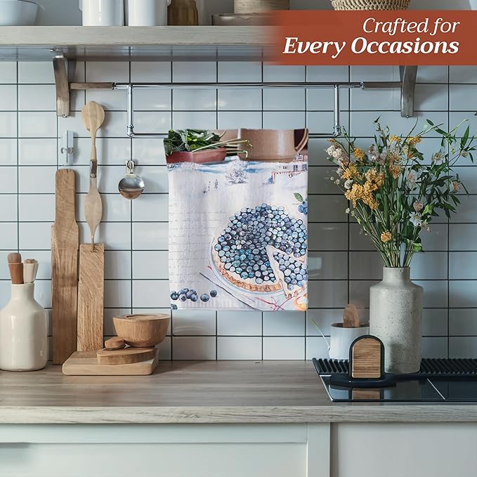 Maison d' Hermine Kitchen Towels Set of 3 100% Cotton 27.50" x 20" Reusable