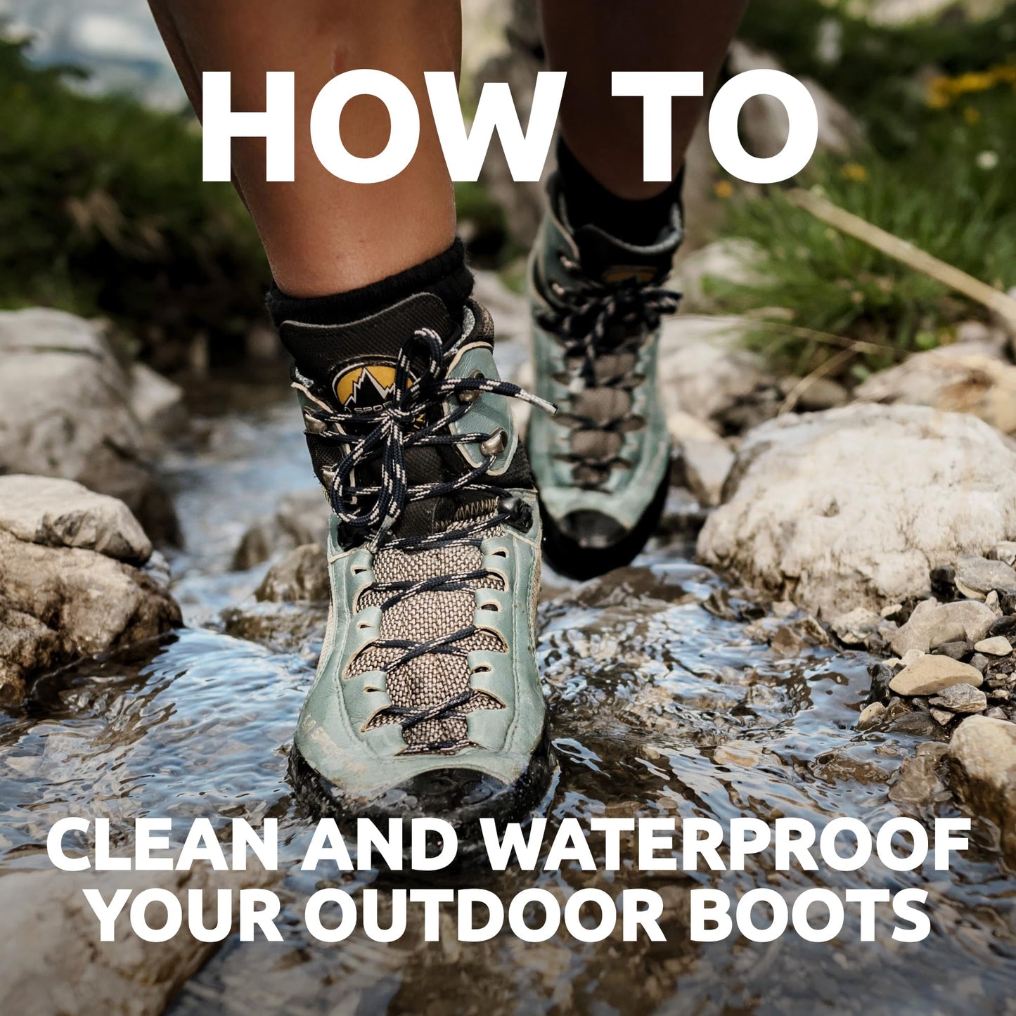 Nikwax Hiking Care Kit - Trainer and Leather Boot Waterproofing - Shoe Cleaner Kit Includes Footwear Cleaning Gel, Fabric & Leather Proof, Waterproofing Wax, Brush and Dry Bag