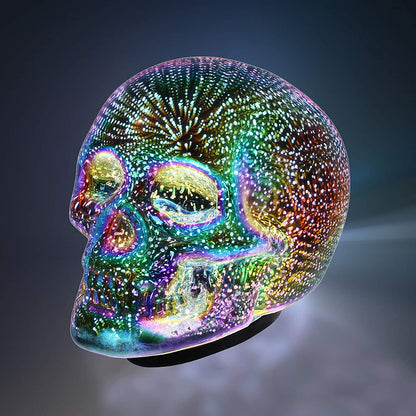 Tradeopia Led Skull Table Lamp, Requires 3 X AAA Batteries, Ideal for Room Decor Table Desk Decor Lamps, Lava lamp, Halloween