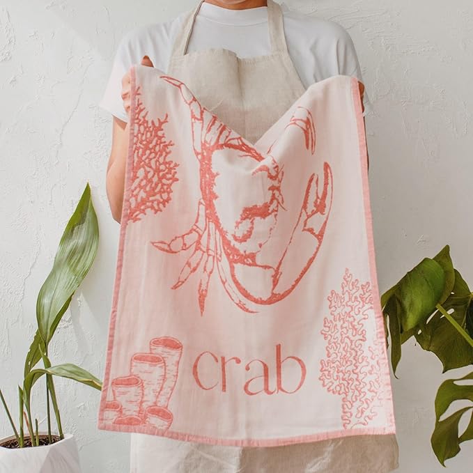 Nautical Kitchen Towels with Ocean-Themed Designs – 100% Turkish Cotton
