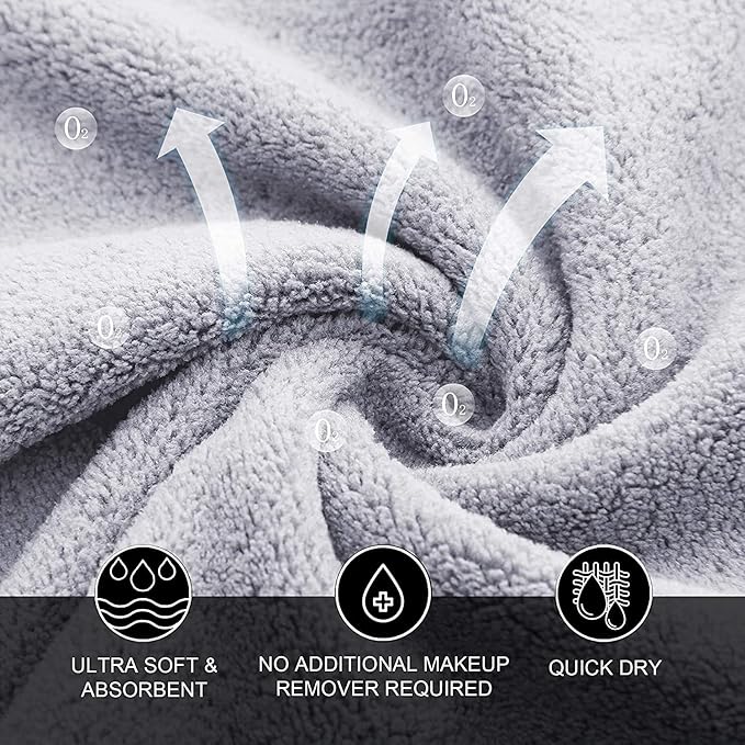 MOONQUEEN 30 Pack Microfiber Face Towel