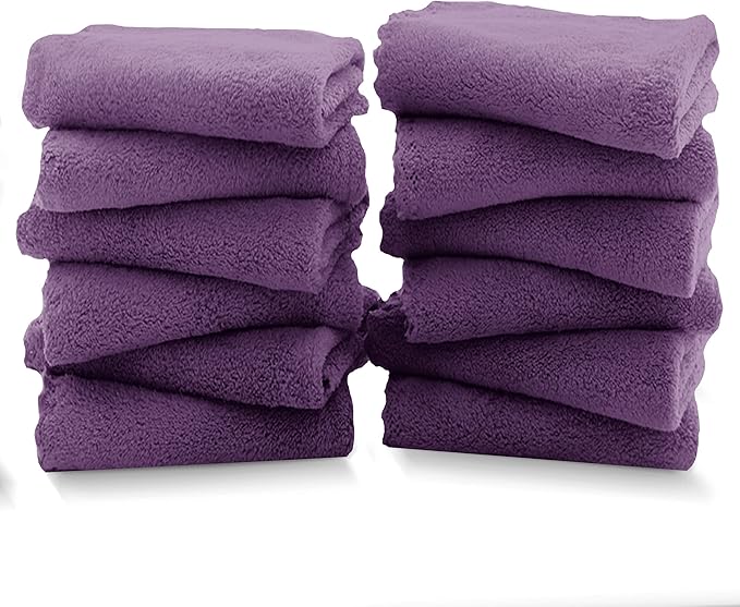 TENSTARS 12 Pack Premium Washcloths Set