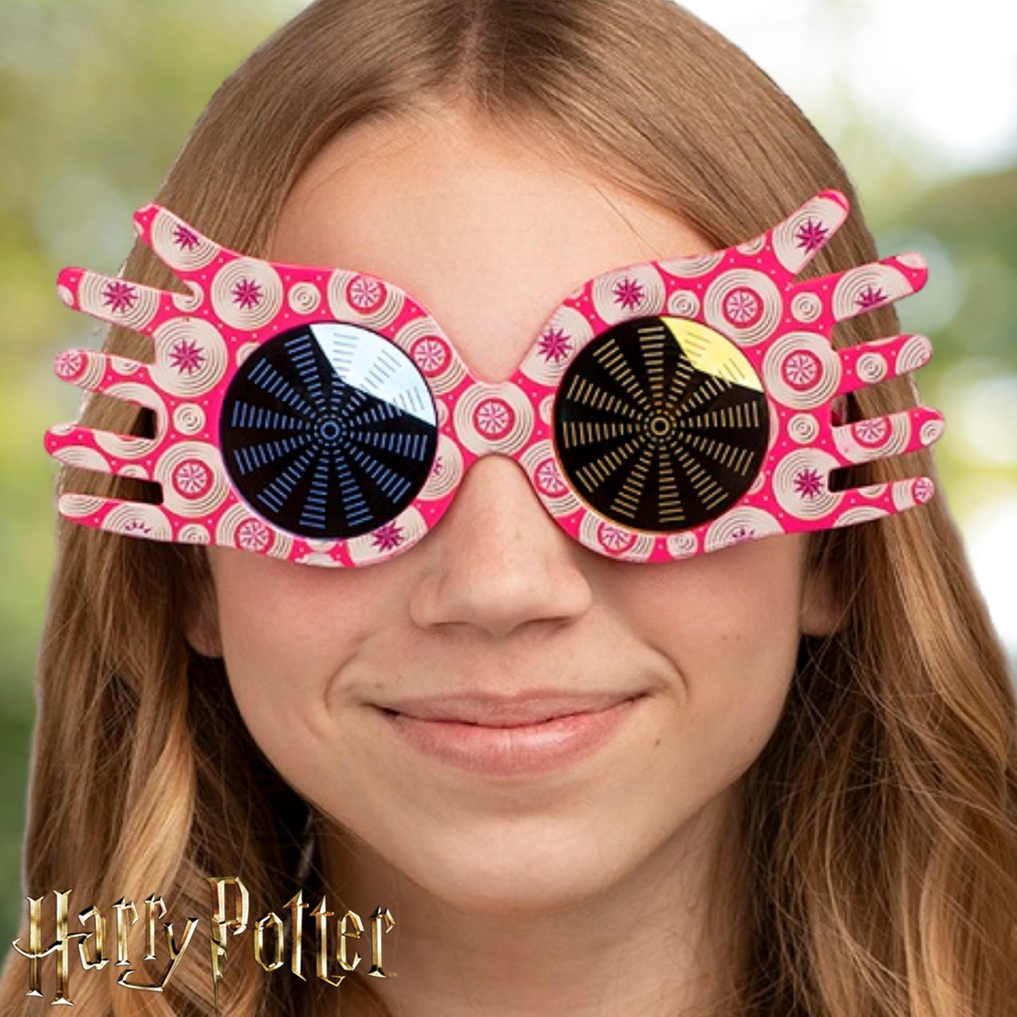 Sun-Staches Luna Lovegood Spectrespecs | Official Wizarding World Sunglasses | Harry Potter Costume Accessory | UV400 Lenses | One Size Fits Most