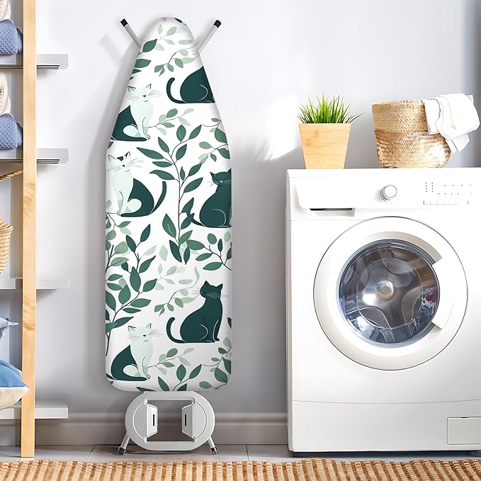 Floral Ironing Board Cover, Standard Size Cotton Iron Board Covers