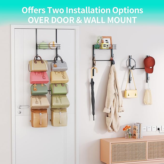 HapiRm Over The Door Purse Organizer