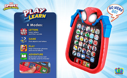 ekids Spidey and His Amazing Friends Kids Tablet for Preschool, Tablet with Educational Games and ABC Learning for Toddlers Aged 3 and Up