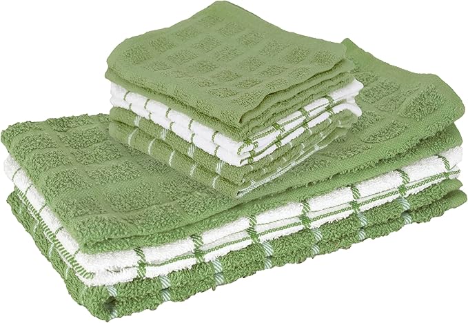 Ritz Premium 3-Pack Kitchen Towel & 6-Pack Dish Cloth Set