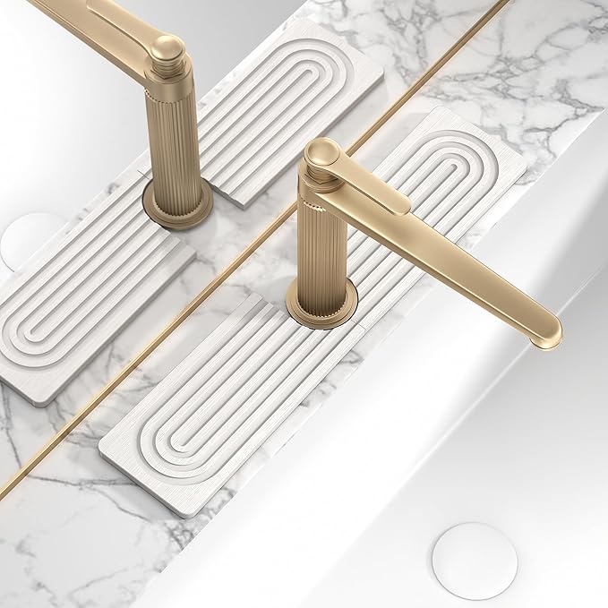 Faucet Mat for Kitchen Sink, Diatomite Stone Drying Sink Protectors, Bathroom