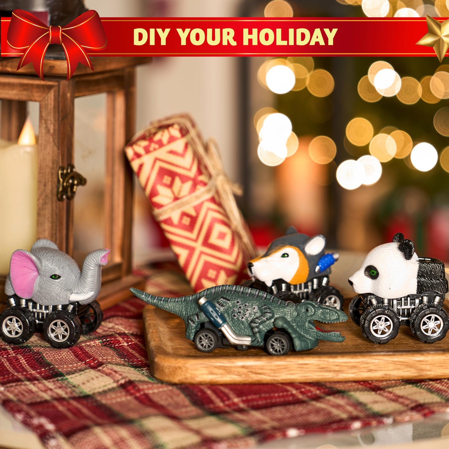 JOYIN 2025 Christmas Advent Calendar, 24 Days Countdown Calendar Toys with Monster Truck Toys, Christmas Party Favor Gifts, Xmas Countdown, Xmas Gift Classroom Prizes