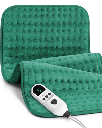 Large Heating Pad for Back 33"x17" Fathers Day Dad Gifts Electric Heating Pad XXL for Neck and Shoulders Pain Relief Moist Dry Heat, 9 Adjustable Heat, Auto Shut-Off Timer, Gifts for Dad Mom