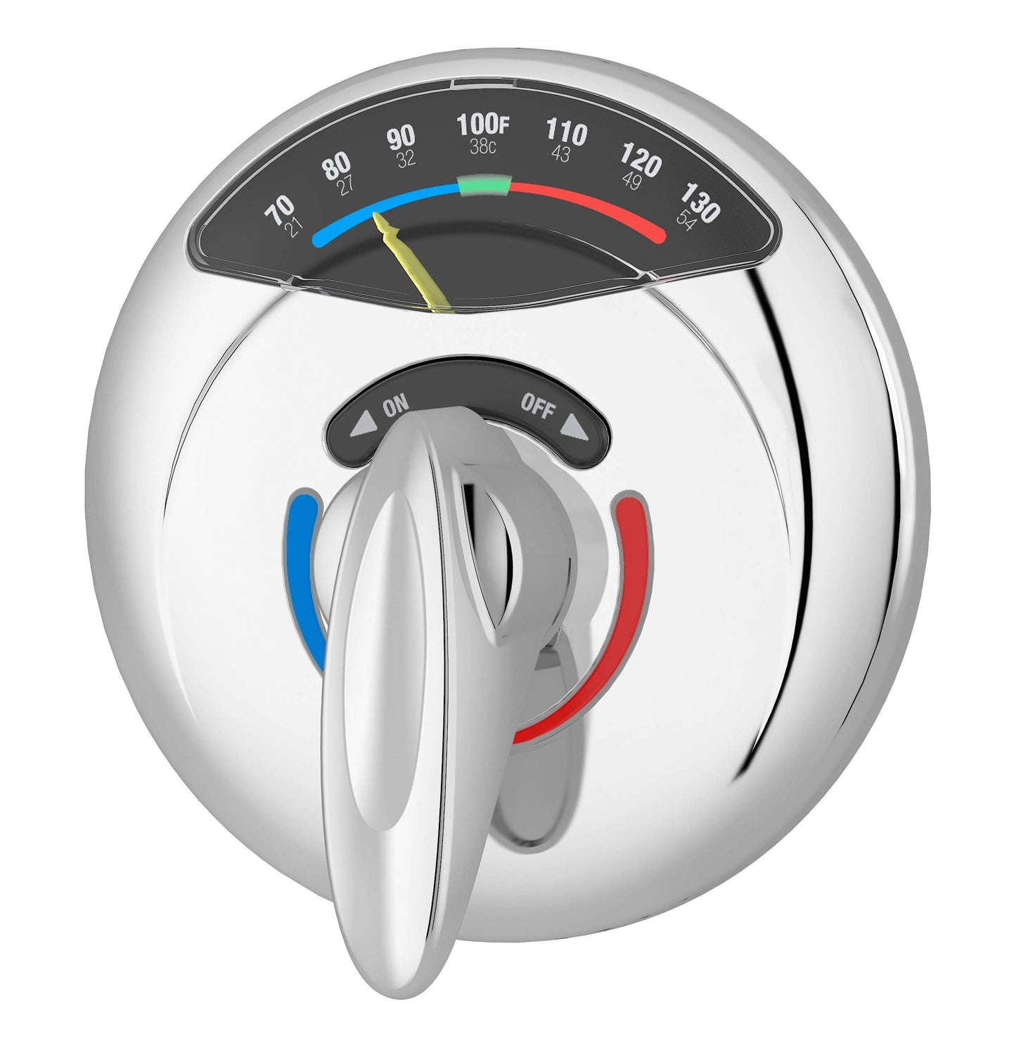 Symmons 4-5000VT-TRM Visu-Temp Shower Valve Trim in Polished Chrome (Valve Not Included)