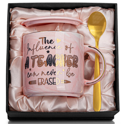 Best Friend Birthday Gifts for Women, Friendship Gifts for Women, Unique Birthday Valentines Day Gift Ideas for Her, Friends Female, Besties, BFF Ceramic Marble Coffee Mug Gift Box Printed Gold 14 oz