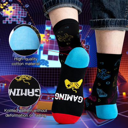 Gamer Gifts Sets for Boys, Birthday Christmas Cool Gaming Gift, Gaming Throw Blanket Tumblers Funny Pillow Covers Socks Keychain and Gifts Box for Easter Basket Graduation Men Girl Teen Gamer Lover