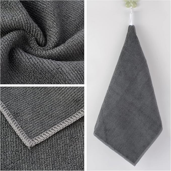 KinHwa Kitchen Washcloths for Dishes Absorbent Microfiber Dish Cloths Quick Dry