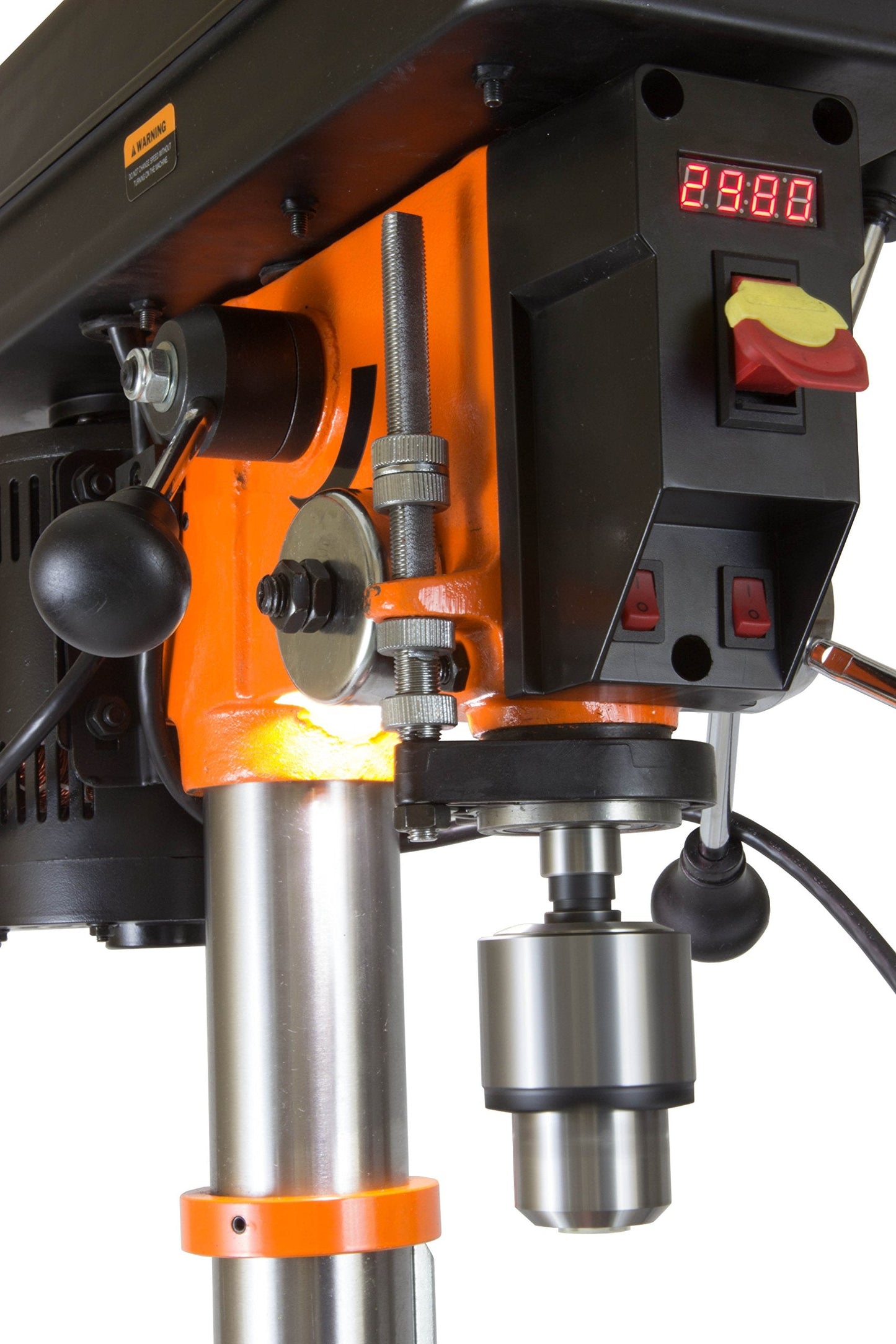 WEN 12-Inch Benchtop Drill Press, 6.2-Amp Variable Speed Motor with Cast Iron Construction, Laser and LED Work Light (DP1263V)