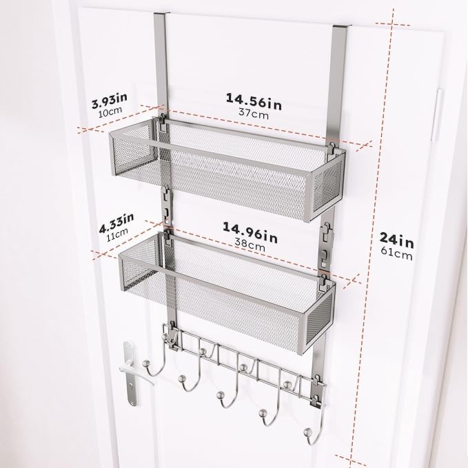 Consumest Over The Door Hooks Organizer