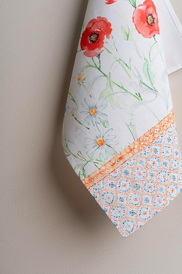 Maison d' Hermine Kitchen Towels Set of 3 100% Cotton 27.50" x 20" Reusable