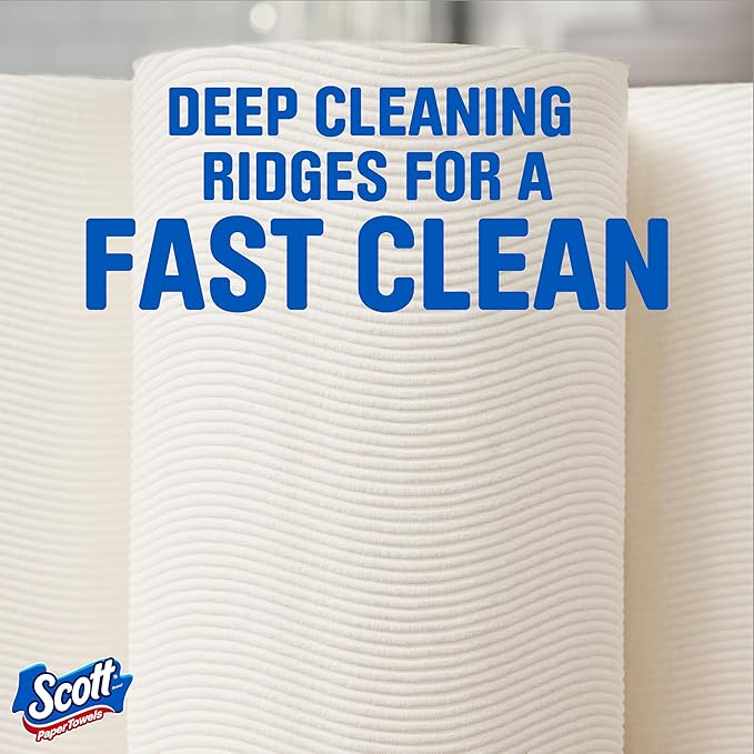 Scott Paper Towels, Choose-A-Sheet, 30 Double Rolls = 60 Regular Rolls