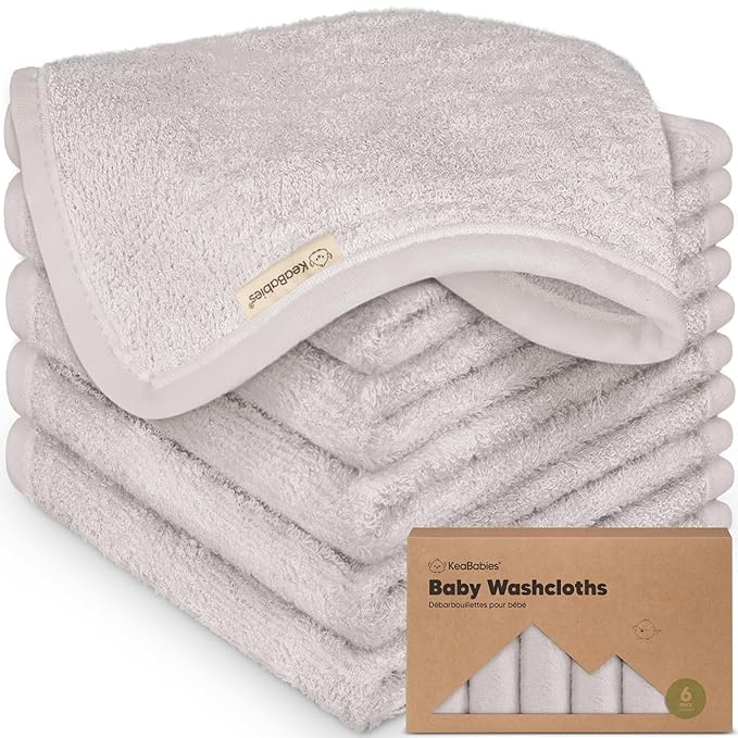 6-Pack Baby Washcloths
