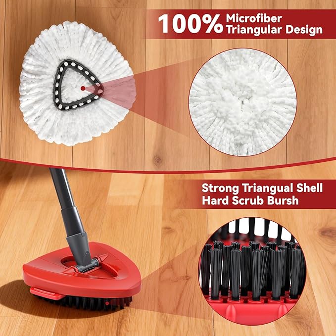 8 Pack Mop Replacement Heads