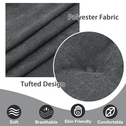 TANYOO Recliner Seat Cushion for Elderly - Patented Dual Design for Sagging Recliner Replacement & Easy Get Up, Booster Cushion Relieves Back Pain from Sofa, Couch, Chair 20x20x4 Inches Dark Grey