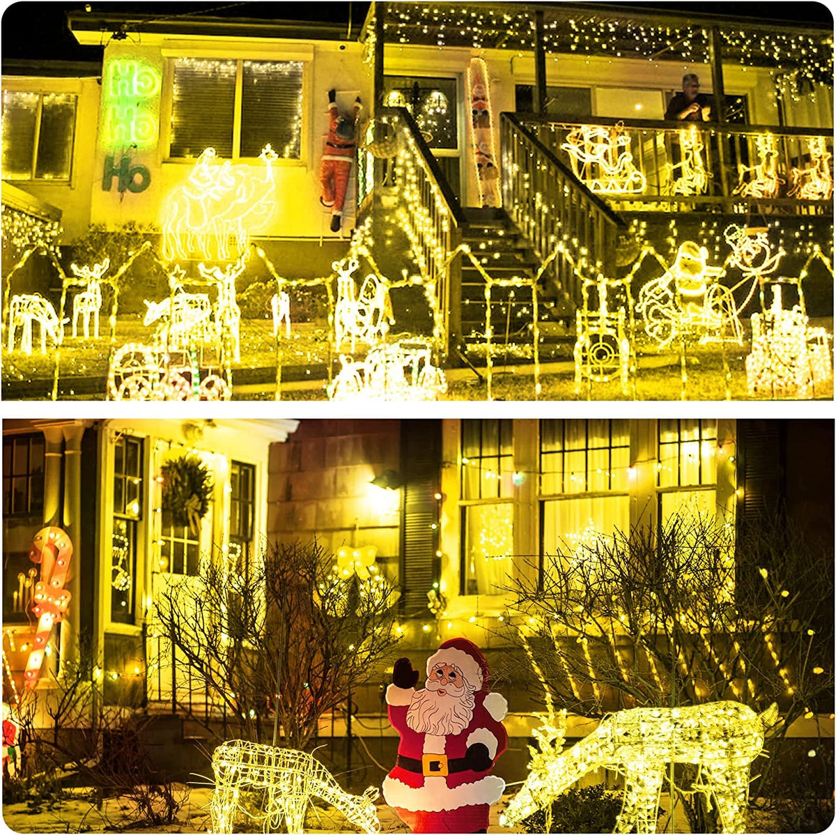 Minsily 15 Pack S14 LED Bulb Yellow Christmas Replacement Bulbs 2W S14 Outdoor LED String Lights Plastic Shatterproof Edison Bulb E26 Base Decorative Bulbs for Christmas Halloween Holiday Home Decor