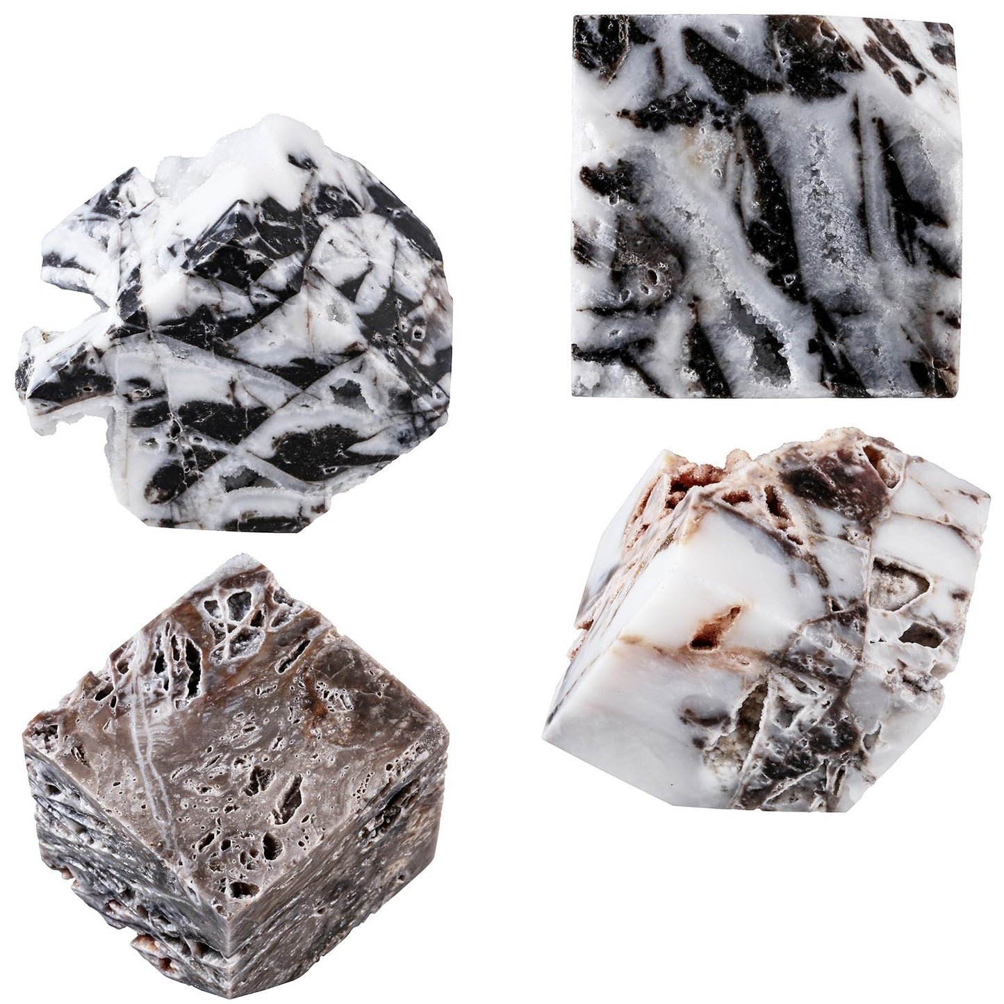 TUMBEELLUWA Natural Crystal Sphalerite Aromatherapy Essential Oil Diffuser Cube Geode Mineral Specimen Collectible Stone for Home Office Decor