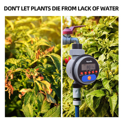 Aqualin Hose Water Tap Timer Garden Irrigation System Controller Watering Computer Waterproof