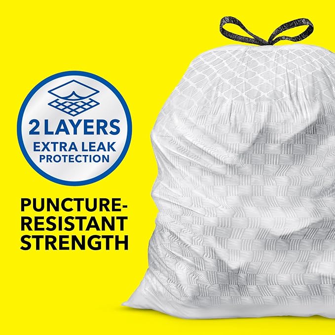 Glad ForceFlex Tall Kitchen Trash Bags, 13 Gallon, Gain Original