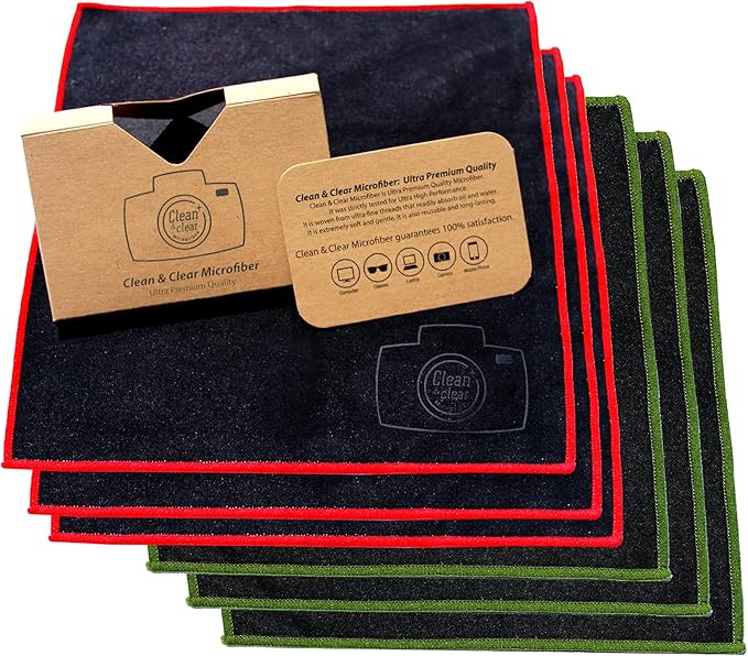 Clean & Clear Microfiber Cleaning Cloth, EXTRA LARGE ULTRA PREMIUM Microfiber