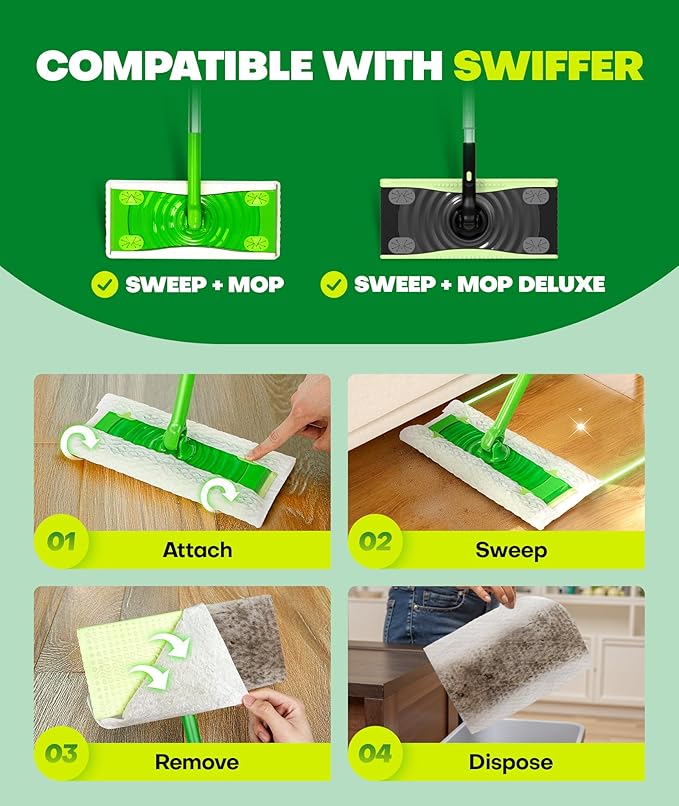 60 Count Dry Sweeping Cloths Refills