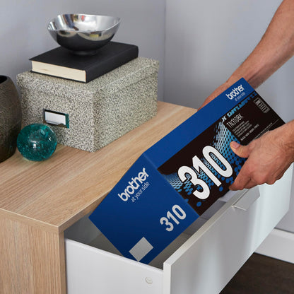 Brother Genuine Standard Yield Toner Cartridge, TN310BK, Replacement Black Toner, Page Yield Up To 2,500 Pages, TN310