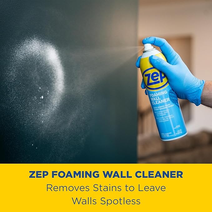 Zep Foaming Wall Cleaner - 18 oz ZUFWC18 - Removes Stains Without Damaging