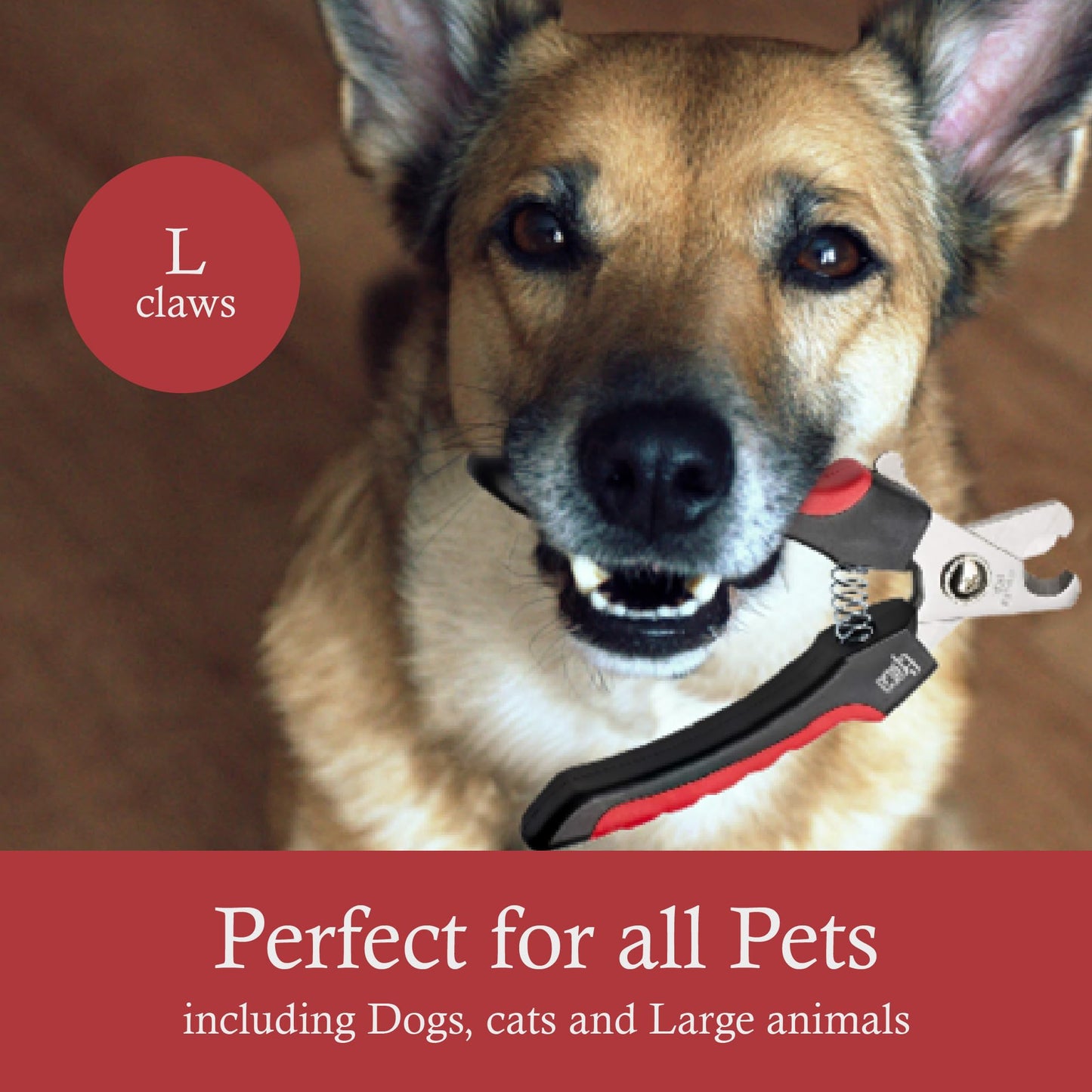 Epica Large Dog Nail Clippers for Thick Nails | Dog Nail Clippers for Large Dogs | Pet Nail Clippers for Dogs, Pet Nail Trimmer with Safety Guard | Dog Nail Cutter, Dog Nail Trimmers, Large