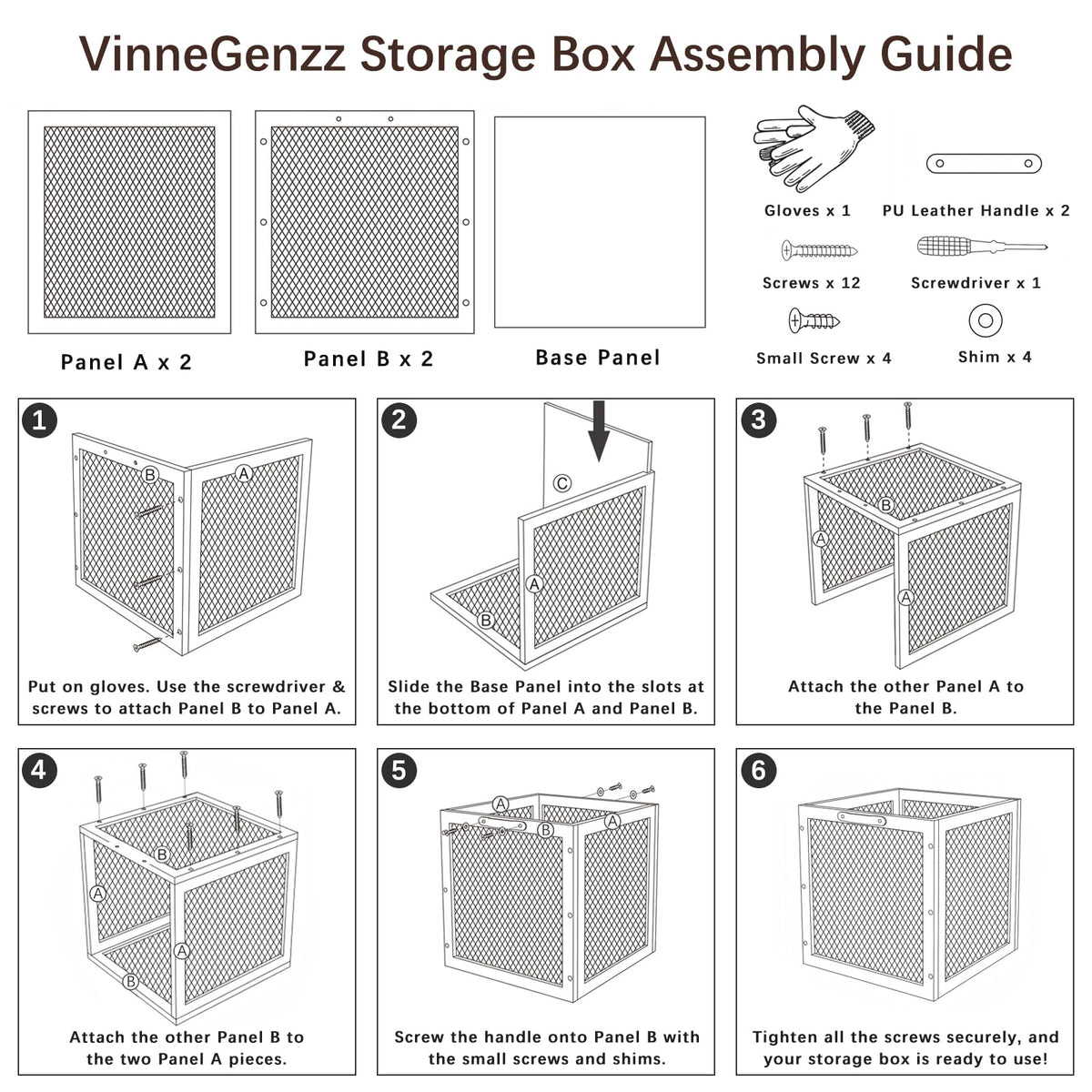 VinneGenzz 2PCS Rattan Storage Cubes Wooden Storage Baskets Boxes Decorative Natural Handmade Bohemian Solid Wood Woven Wicker Cane Bin Closet Shelf Clothes Organizer Books Magazine Holder (Walnut)