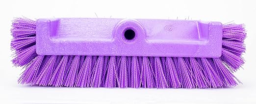 SPARTA Multi-Level Tile Scrub Brush 12" Wide Brush Head, Heavy-Duty Tile