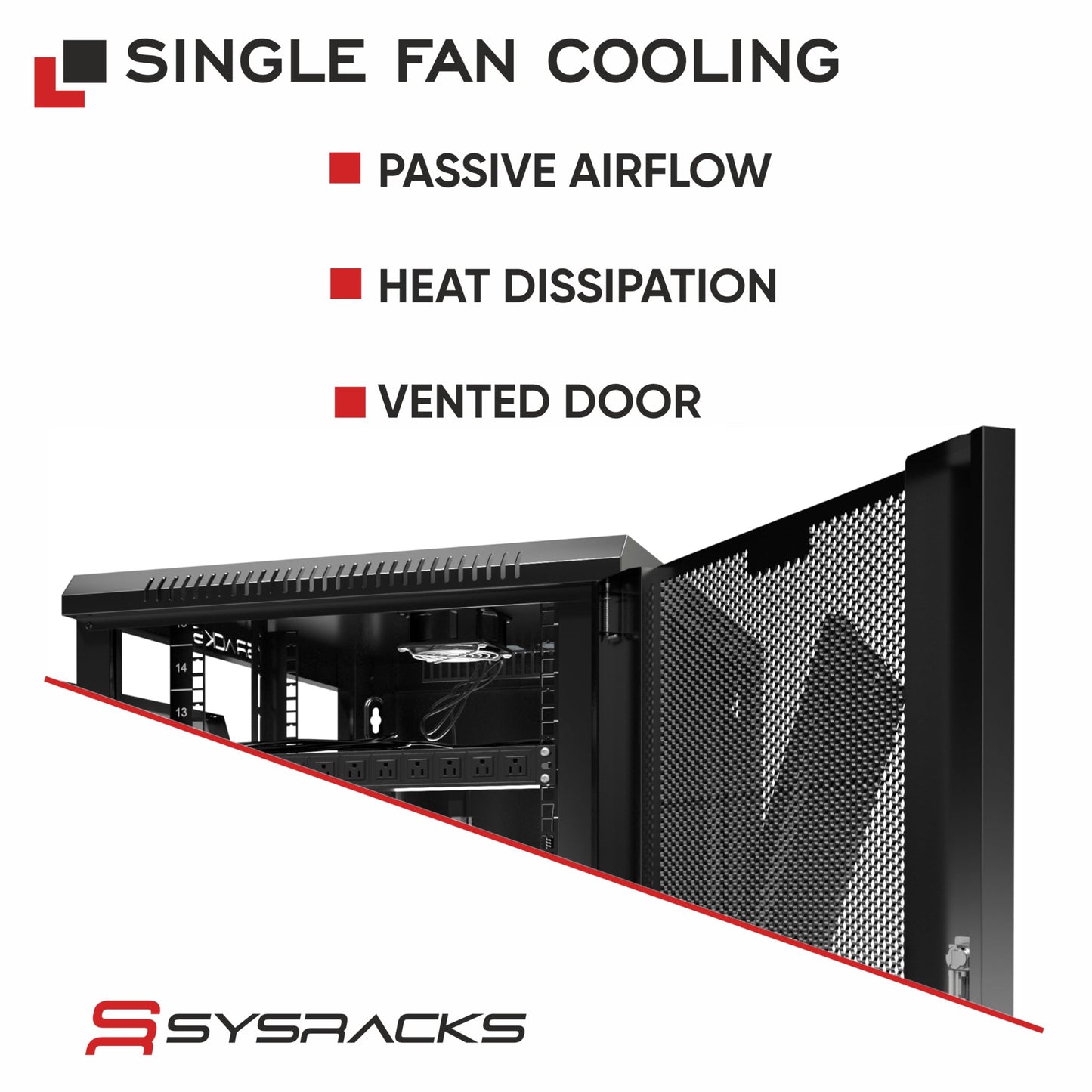 27U Wall Mount Server Rack Cabinet 24” Deep, 19” Network Enclosure for Home Lab with Fan, PDU, 2 Shelves, Casters & Feet, Locking Mesh Door