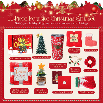 Christmas Gifts for Women 2025 - Christmas Gift Baskets for Women Mom Wife Grandma Daughter Sisters Girlfriend Friends Coworkers Teacher Nurse Her, Christmas Gift Sets Christmas Gifts Boxes for Her