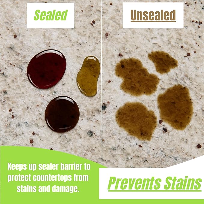 Granite Plus Deep Cleans & Seals All Natural Stone Countertops + Ultimate Grout