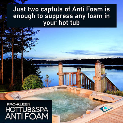 Pro-Kleen MY1446 Tub & Spa Anti Foam for All Hot Tubs & Spas-Easy to Use 5L, Clear (5 Litres)